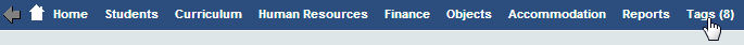 Menu bar (cut down)