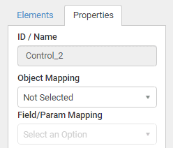 Online form editor (Properties tab)