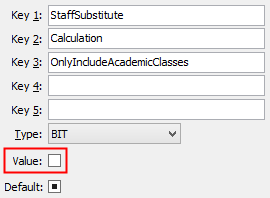 OnlyIncludeAcademicClasses configuration setting