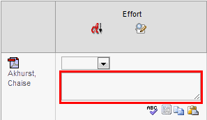 Results Maintenance - Class window (single result cut down, topic comment highlighted, synweb)