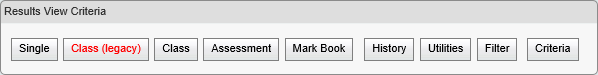 Results Maintenance window (Results View Criteria area)