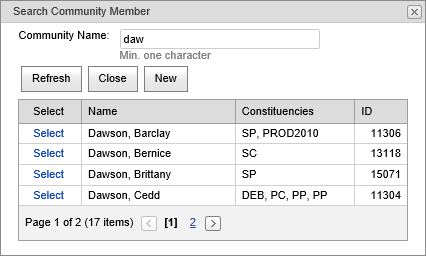 Search Community Member (synweb, booking accommodation, Dawson)
