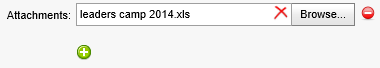Send Email window (Attachments area)