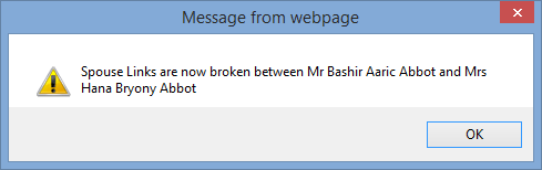 Spouse links broken confirmation (synweb)