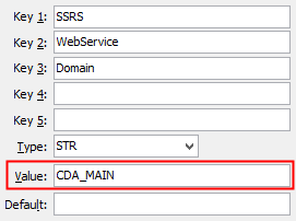 SSRS WebService Domain configuration setting