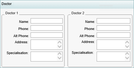 Staff Maintenance - Doctor bar (synweb)