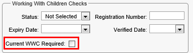 Staff Maintenance - Other bar (WWCC area, what's new, synweb)