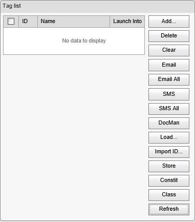 Tag Listwindow (cut down)