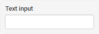 Text input element