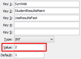 UseResultsFast configuration setting