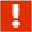 Action Centre exclamation message icon