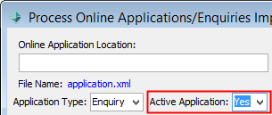 Active Application field (What's New)