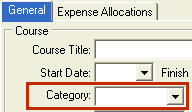 Add Staff PD Details - General tab (cut down)