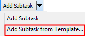 Add sub-task drop-down