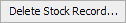 Delete Stock Record button