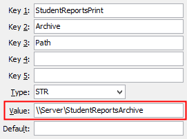 Configuration File Maintenance (ArchivePath)