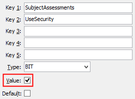 Configuration File Maintenance (UseSecurity)