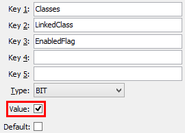 Configuration File Maintenance - LinkedClass,EnabledFlag
