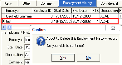 Confirm dialog window
