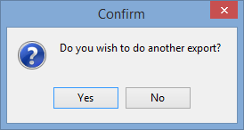 Confirm window