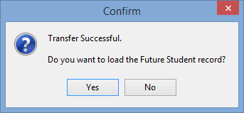 Confirm - Transfer Successful