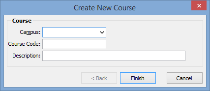 Creating new courses