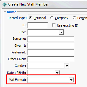 Create New Staff Member (Name, personal, cut down for v64)