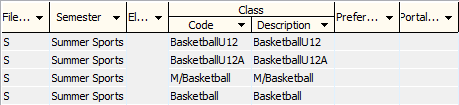 Grid filtering (filters enabled)