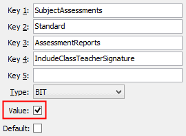 IncludeClassTeacherSignature configuration setting