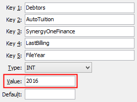 LastBillingFileYear configuration setting