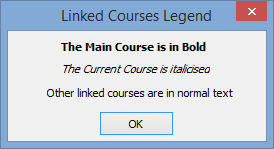 Linked Courses Legend