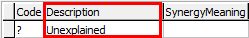 Lookup Table Maintenance - luAbsenceType