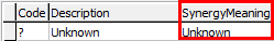 Lookup Table Maintenance - luAbsenceType