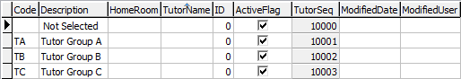 luTutor lookup table