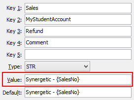 RefundComment configuration setting