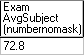 Student Results Maintenance - All Students tab (sfAverageSubject, formatted)