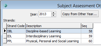 Subject Assessment Other Definition Maintenance (cut down)