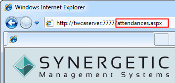 Configuration File Maintenance - AttendancesURL setting (URL highlight, portal)