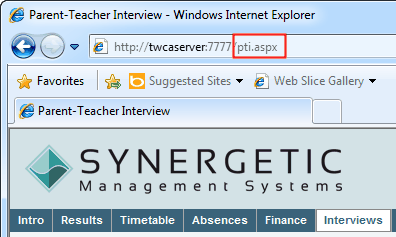 Configuration File Maintenance - PTIURLsetting (URL highlight, portal)