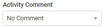 Activity comment