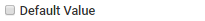 Default value (checkbox) property