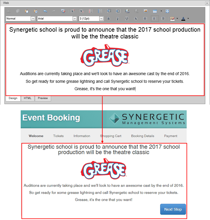 Edit web page (synweb)
