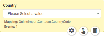 Element (Select input properties)