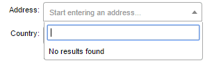 Entering QAS address (synweb)