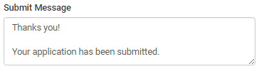 Event Manager window (Submit Message field)