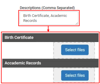 File uploader example