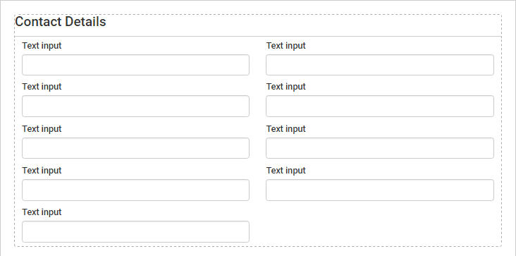 Form window (after unnamed elements added)