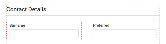 Form with error