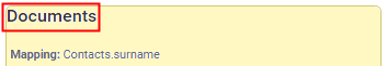 Heading text element (selected)