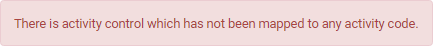 Mapping error